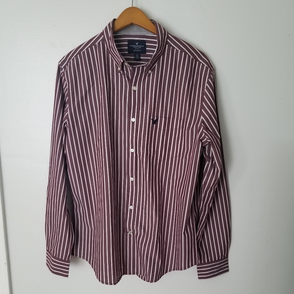AEO Men dress shirt L/G - Picture 3 of 6
